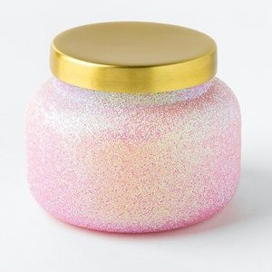 Capri Blue Volcano Pink Glitter Candle